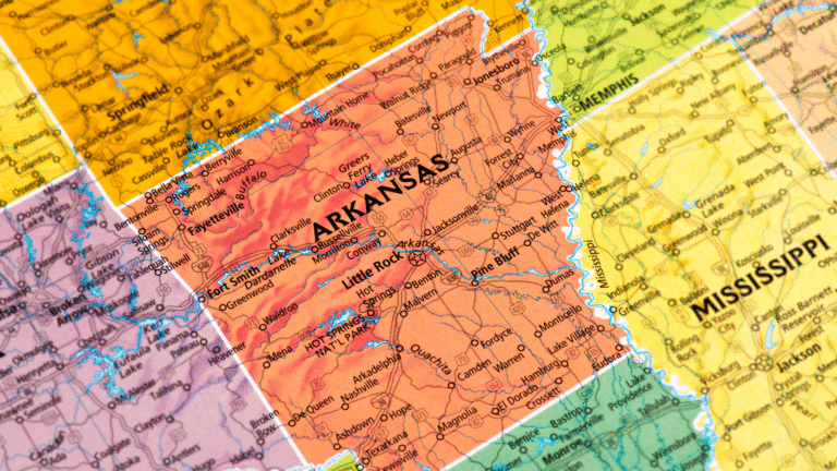 Arkansas map