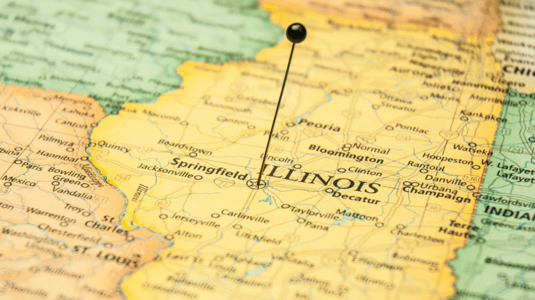 Illinois map